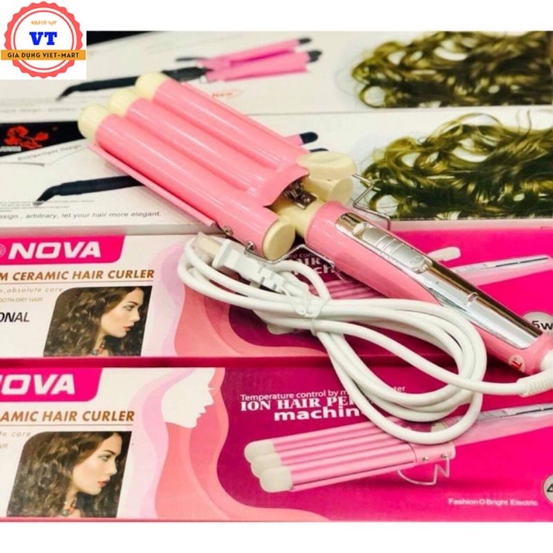 Máy làm tóc 3 trục ,dập gợn sóng hàng loại 1