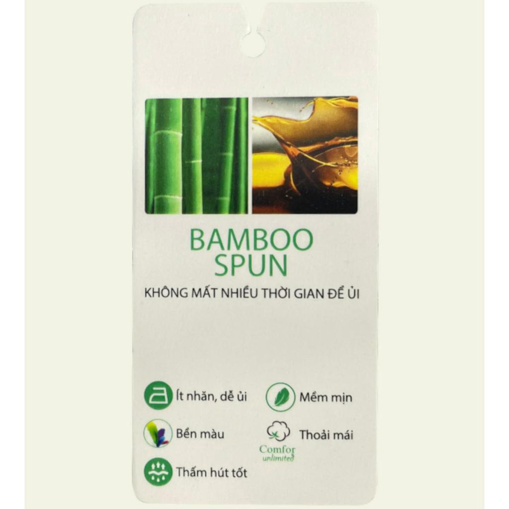 VIETTIEN - ÁO SƠ MI VIỆT TIẾN DÀI TAY, VẢI TRE hoặc SPUN hoặc KATE, MÀU TRƠN - TRẮNG