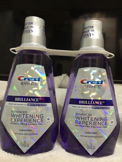 Nước súc miệng Crest 3D Luxe White Multi-Care của Crest Mỹ-946ml