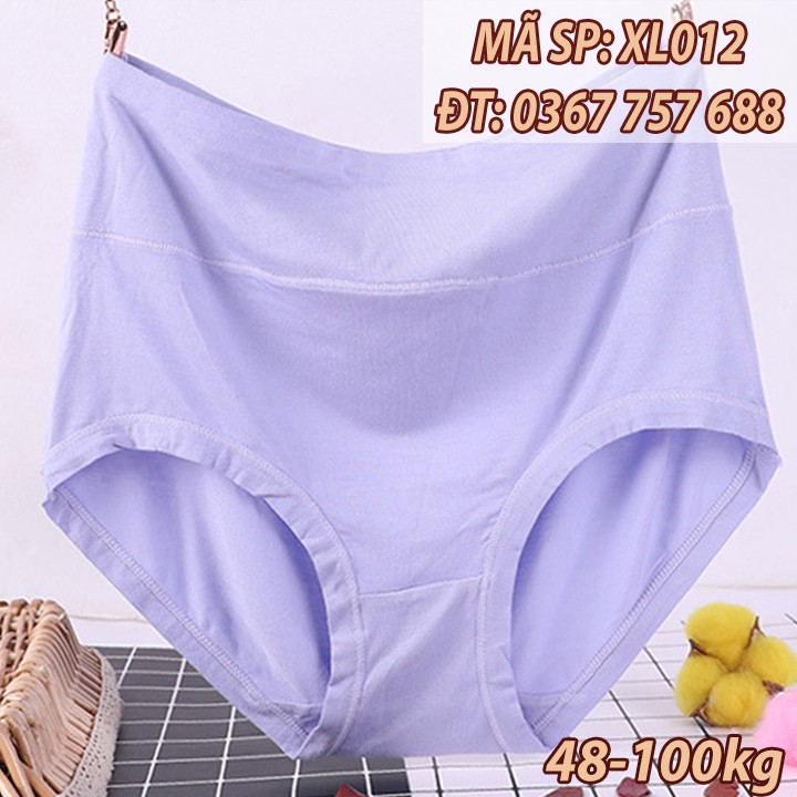 Quần lót cotton bigsize lớn giá sỉ vừa 70kg 100kg đồ lót người mập XL012