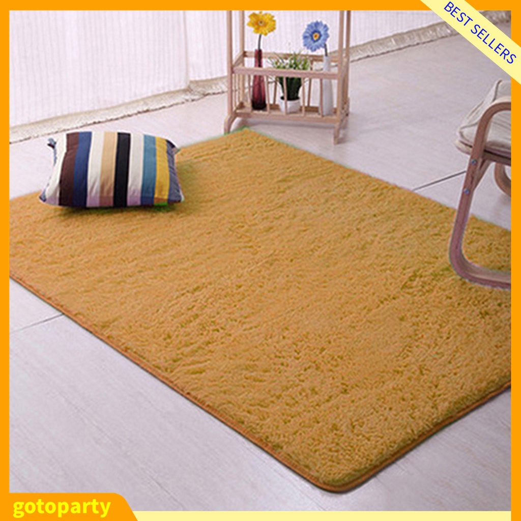 Thảm bông mềm mại chống trượt dùng để trang trí phòng ngủ
