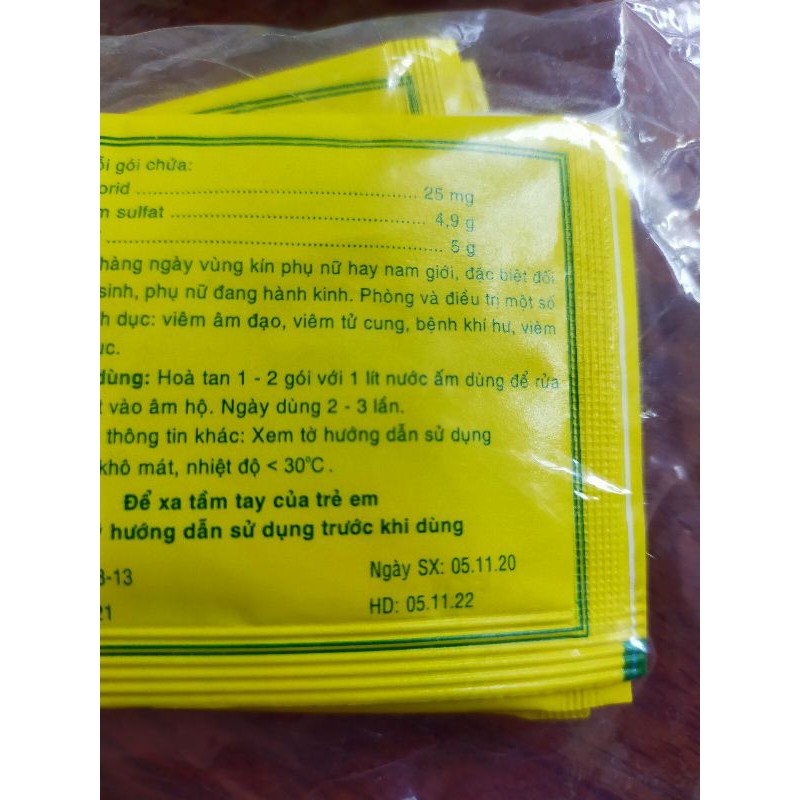 10gói vệ sinh phụ nữ Gynopic