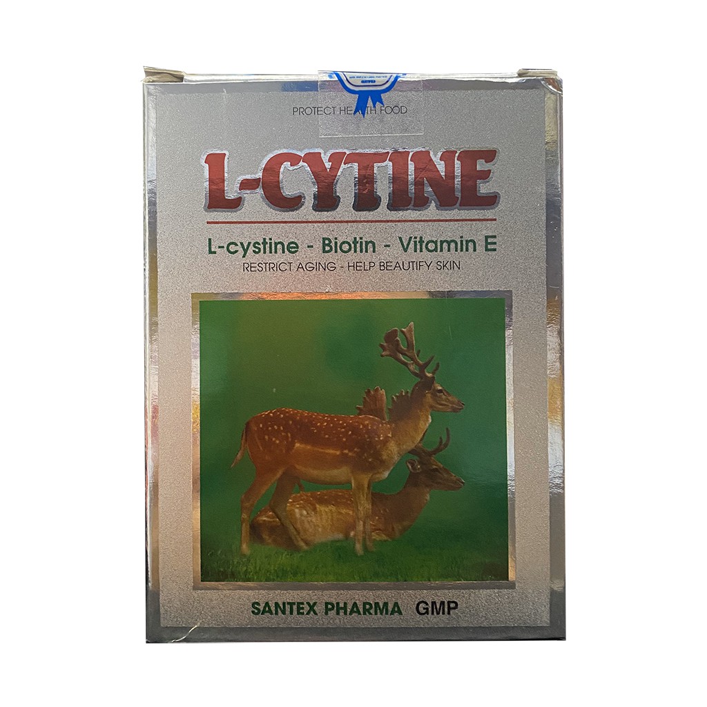 VIÊN UỐNG L-CYTINE SANTEX PHARMA - HẠN CHẾ QUÁ TRÌNH LÃO HÓA