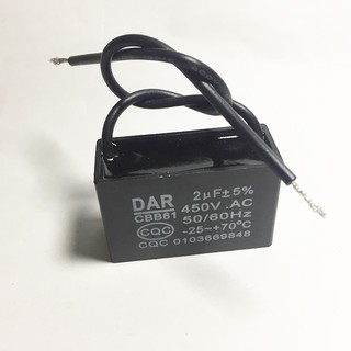 [Mã ELHA22 giảm 5% đơn 300K] Tụ quạt điện - Tụ quạt 1,5uF , 2uF , 2,5uF , 3uF - Hàng chuẩn tốt, cực bền