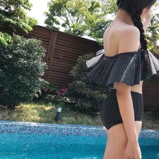 Bộ bikini chấm bi bèo