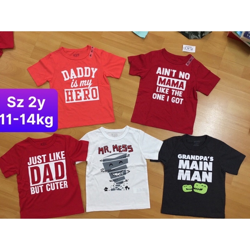 Áo phông cộc tay  xuất dư sịn cho bé trai 6m- 12m - 5 tuổi