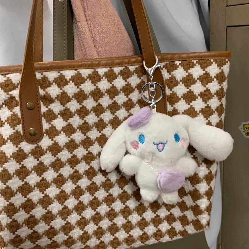 LANFY Móc Khóa Hình Chú Chó Cinnamoroll Hoạt Hình Đáng Yêu