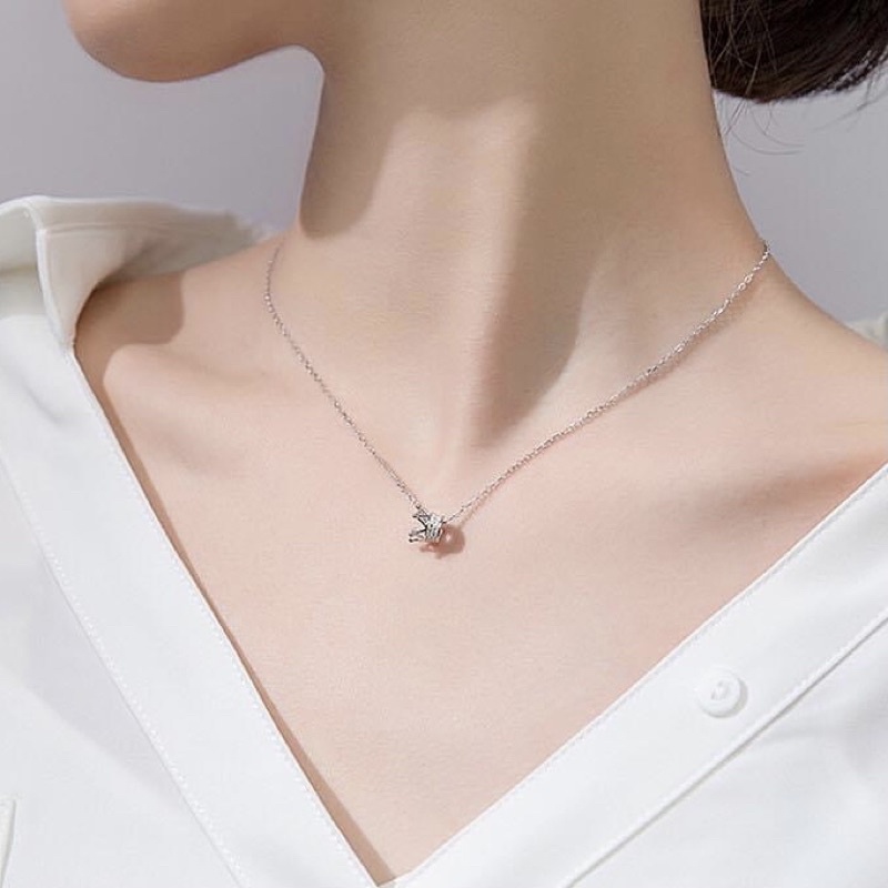 Dây chuyền vương miện Bạc ta - Dây chuyền nữ Vương miện bạc ta - Vàng bạc Khải Khải