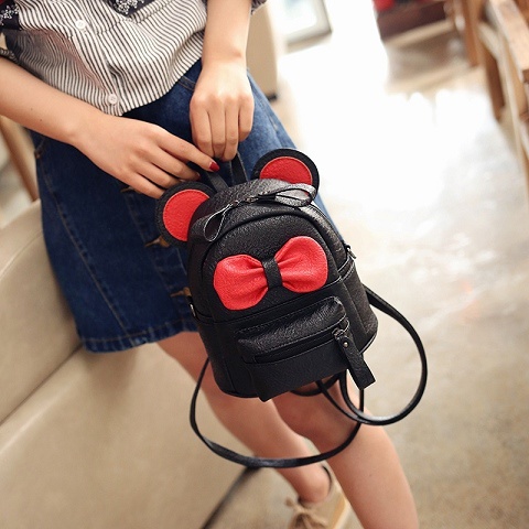 Ba Lô Da Pu Mini Dễ Thương Cho Bé Gái Mầm Non [3-8 Tuổi)