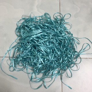 1 mét ruy băng satin xanh ngọc 3ly hàng công ty