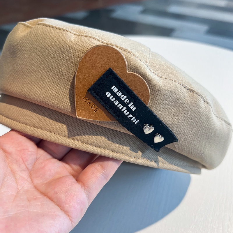 Mũ Beret Vải Satin Mỏng Thoáng Khí Thời Trang Xuân Thu Phong Cách Hàn Quốc Cho Nữ