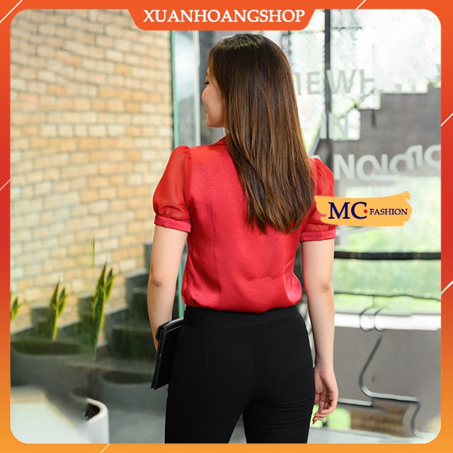 Quần Tây Nữ Công Sở Mc Fashion, Dáng Ống Côn, Lưng Cao, Cạp Đẹp, Vải Co Giãn Nhẹ, Màu Đen, Q0389, Xuân Hoàng Shop