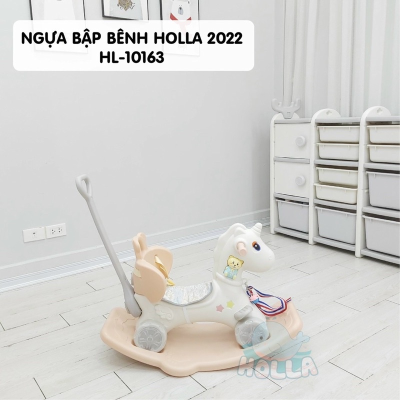 Ngựa bập bênh Holla, xe đẩy kiêm xe chòi chân Holla mới nhất