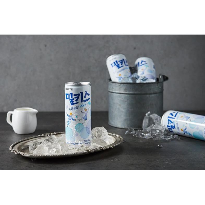 [LOTTE] NƯỚC SODA MILKIS VỊ SỮA 250ML - [롯데] 밀키스 250ML