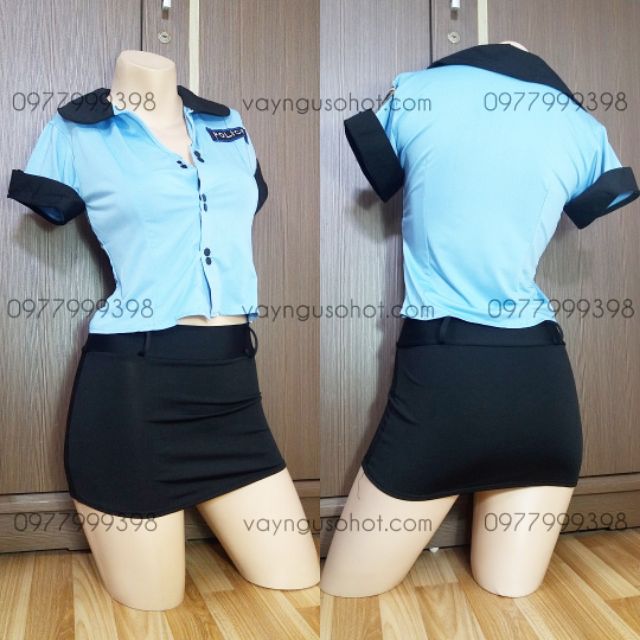 ( ảnh thật tự chụp ) cosplay nữ cảnh sát xanh gợi cảm hấp dẫn | BigBuy360 - bigbuy360.vn