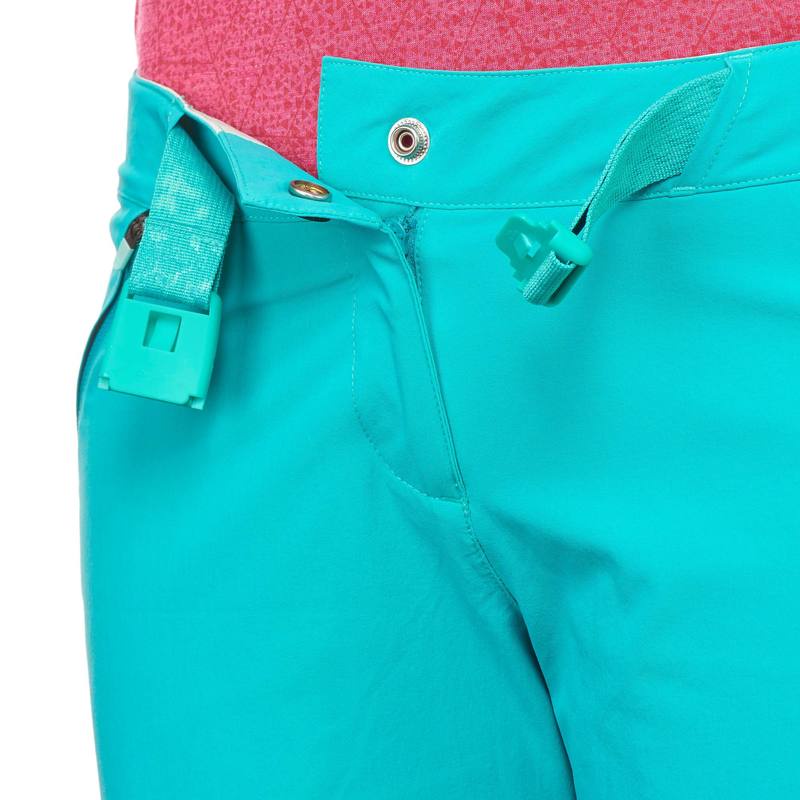 Quần short leo núi vùng cao Decathlon QUECHUA MH500 cho nữ - Ngọc lam