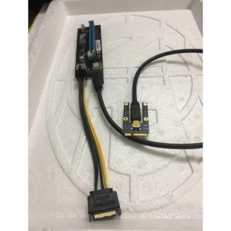 Bộ riser gắn vga cho laptop cổng mini pcie