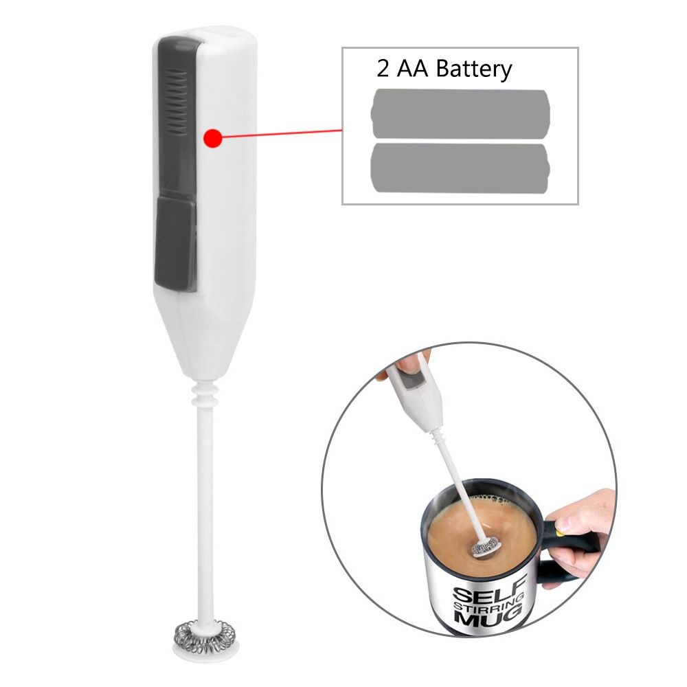 Máy Đánh Trứng Cầm Tay Mini Bằng Thép Không Gỉ