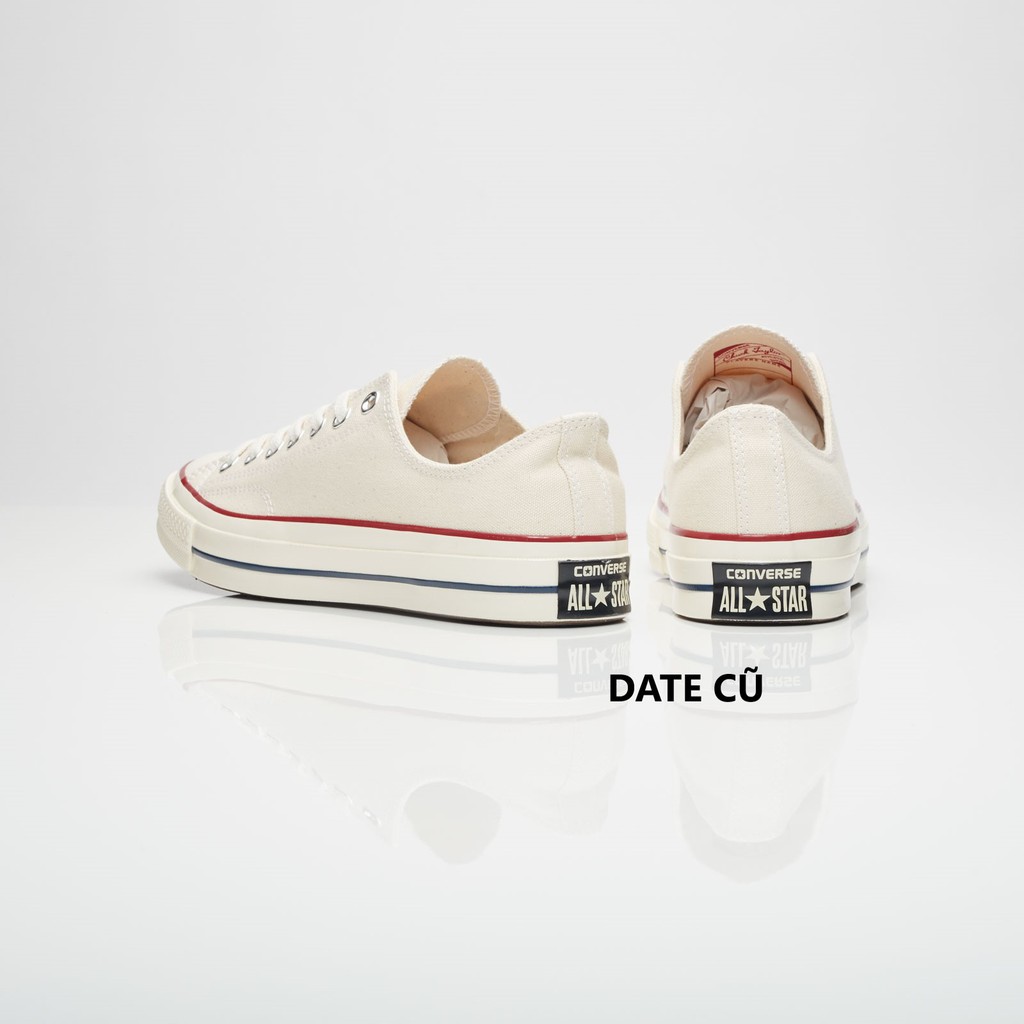 Giày Thể Thao Auth CONVERSE CHUCK TAYLOR 70S LOW TRẮNG KEM Chính Hãng (DATE CŨ)