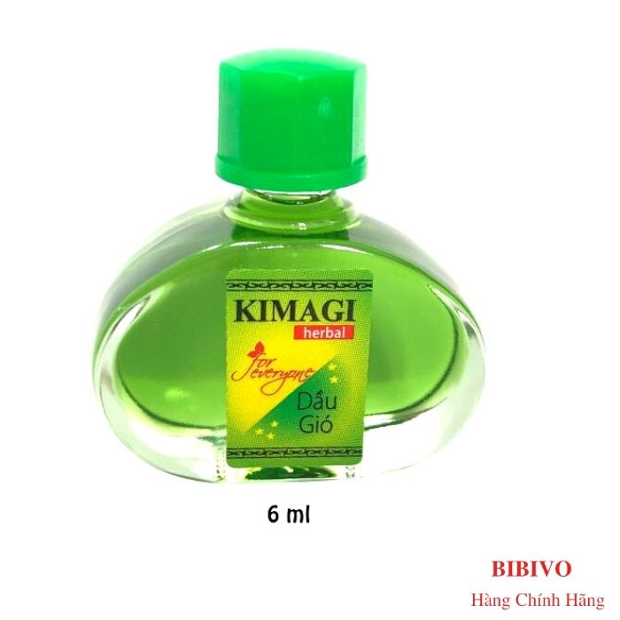 Dầu gió KimAgi 6ml - Hương vị dầu lạc đà cũ - mẫu mới