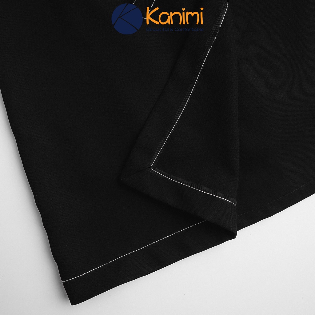 Chân váy chữ A trơn chỉ nổi đính nơ Zin99store, chân váy công sở lưng cao cá tính siêu đẹp | BigBuy360 - bigbuy360.vn