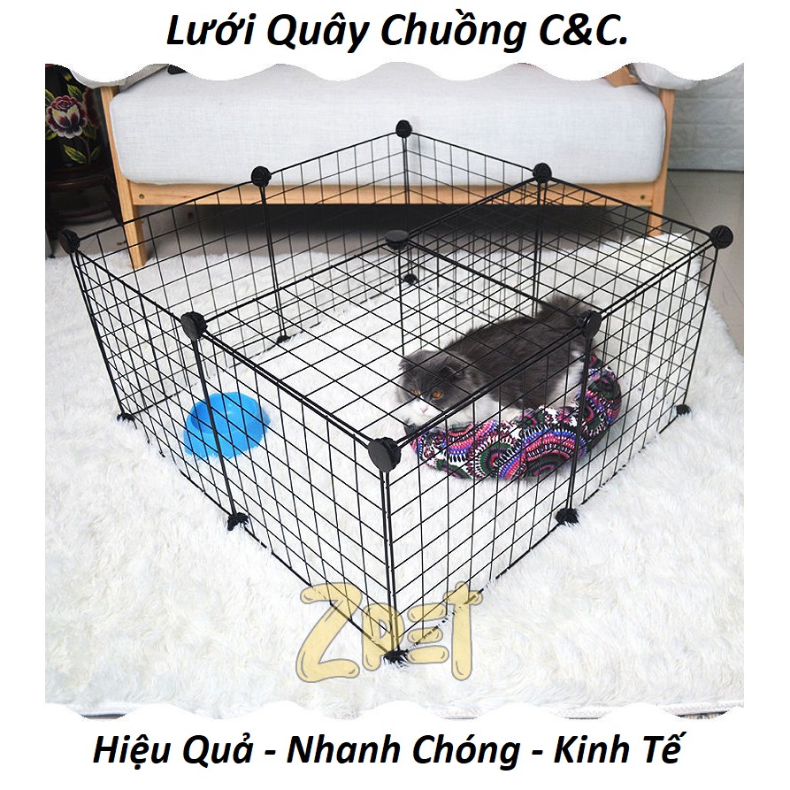 Lưới ghép chuồng CC cage - Lưới quây chuồng thú cưng 35x35cm