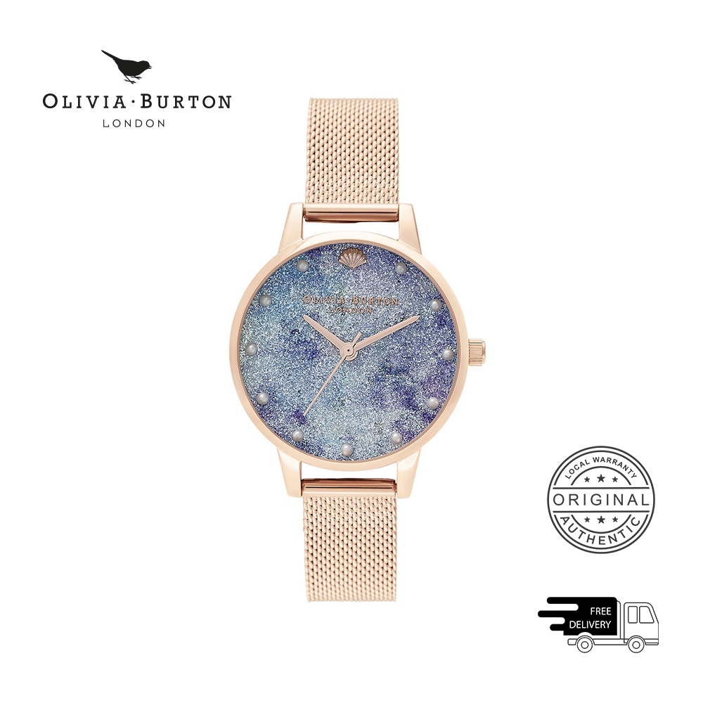 Đồng Hồ Nữ Olivia Burton Under The Sea Màu Tím Hoa Cà & Màu Xanh Dương Kim Tuyến (OB16US44)