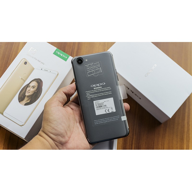 Điện Thoại Oppo F5 2Sim Ram 4Gb ChínhHãng Mới bao đổi 7 ngày - Màn hình tràn viền, camera selfie AI tuyệt đẹp