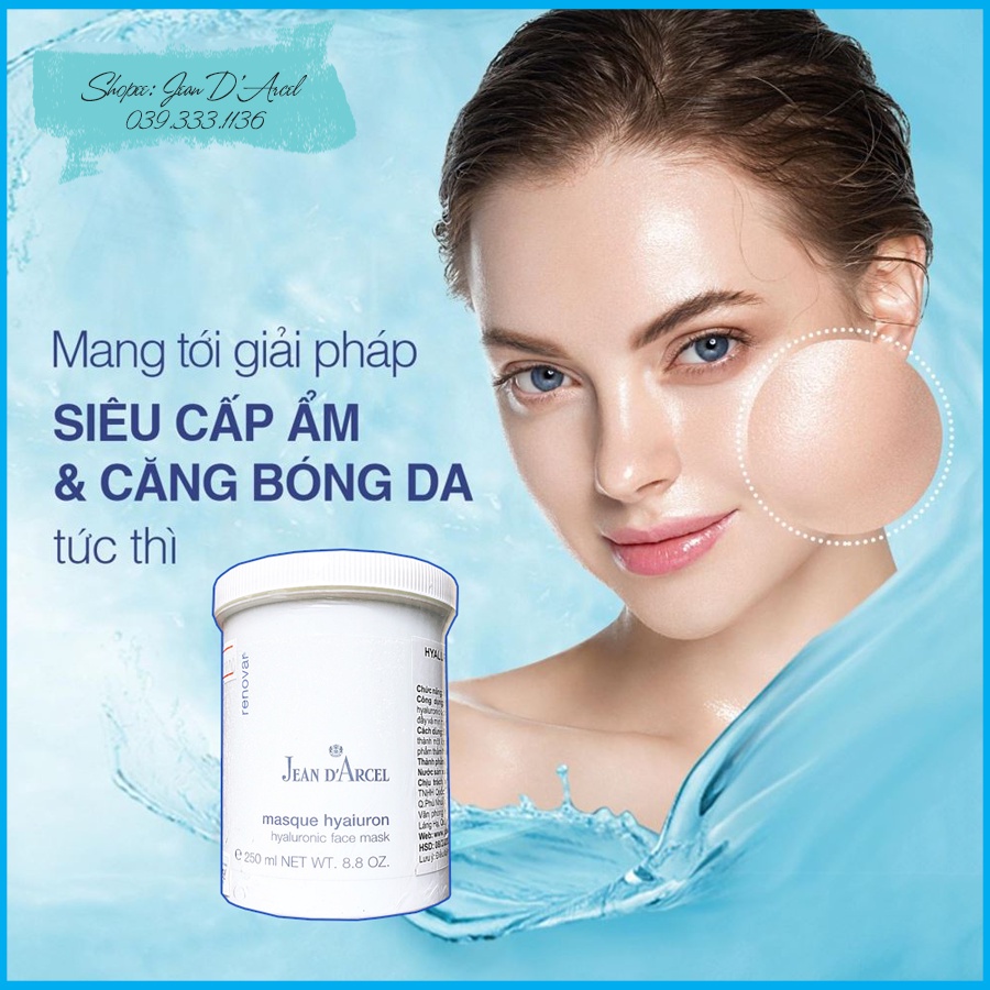 Mặt nạ cấp ẩm Jean D'Arcel _ Jean Darcel hyaluronic face mask 250ml j125