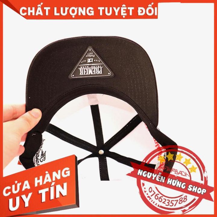 NÓN SNAPBACK MŨ HIPHOP So Is The Word Trắng Kết Đen