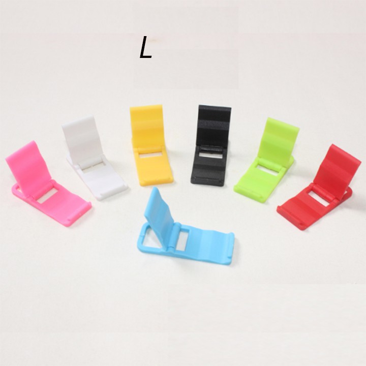 Giá đỡ điện thoại mini gấp gọn 1 nấc bằng nhựa nhiều màu để ví túi áo quần nhỏ youngcityshop 30.000