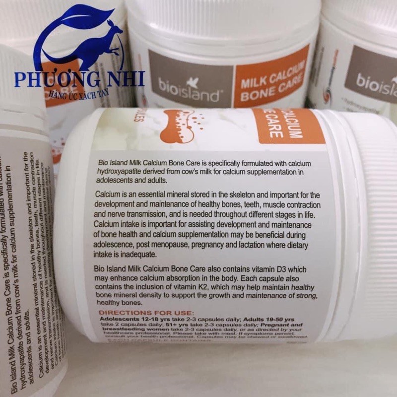 DATE 2026 - MILK CANXI BONE CARE BIO ISLAND 150 VIÊN - CANXI SỮA DẠNG VIÊN NANG