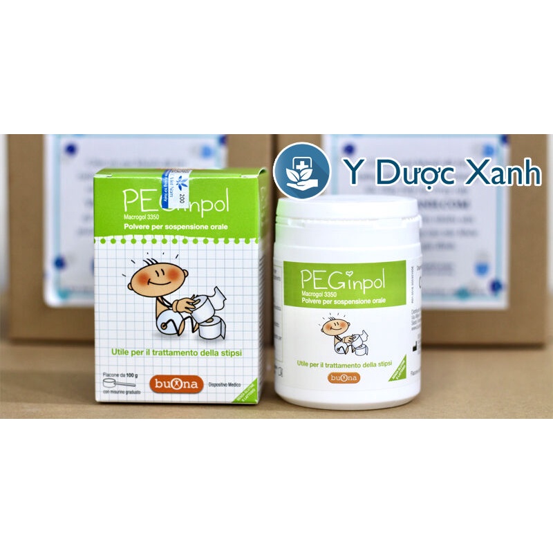 Phòng Khám, Nhà Thuốc - PEGINPOL Lọ 100g, Nhuận tràng chống táo bón cho bé, trẻ sơ sinh - Y Dược Xanh