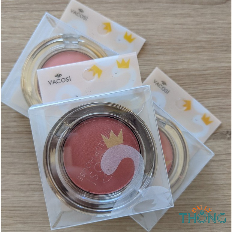 Phấn má hồng Vacosi Blush Powder Lolipop phủ má hồng mịn màng