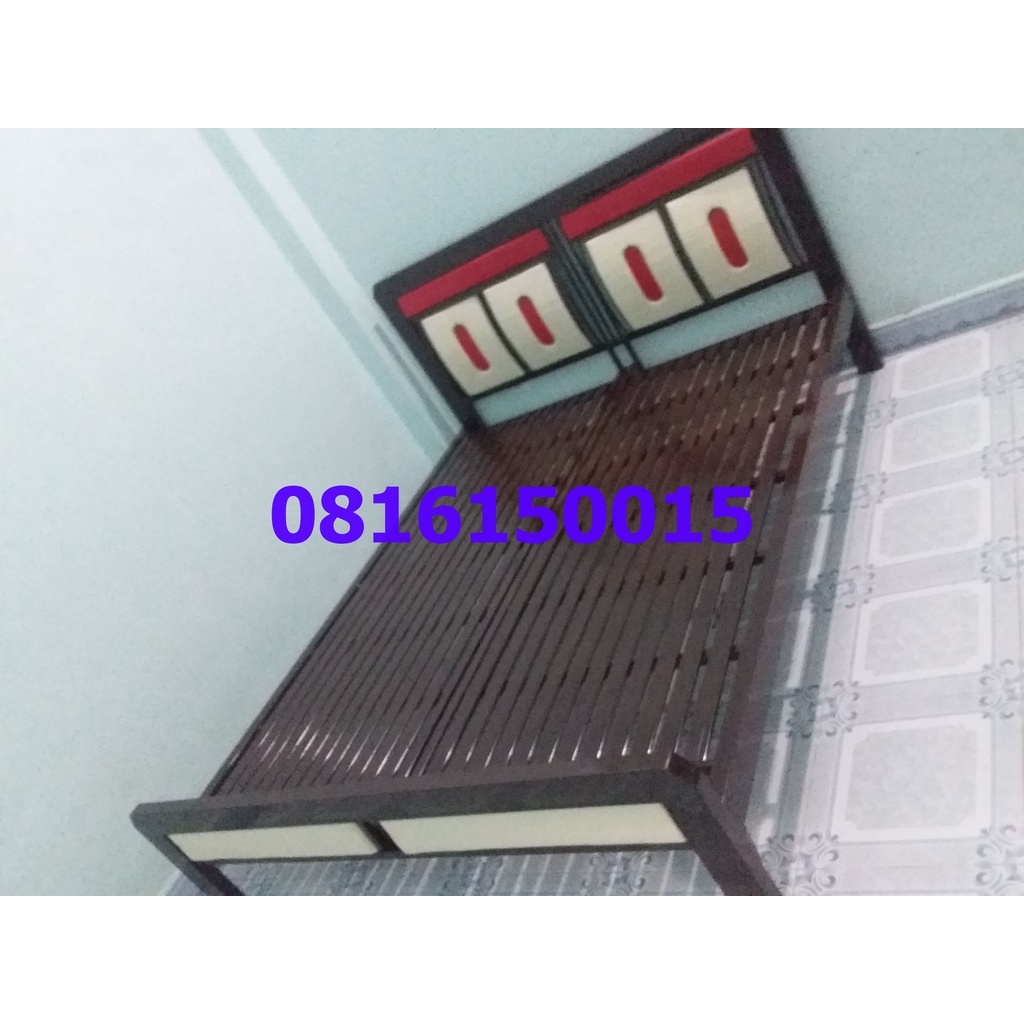 [Toàn Quốc] Giường sắt hộp vuông 1m6x2m HCM giá rẻ (có giao sau giờ hành chính)