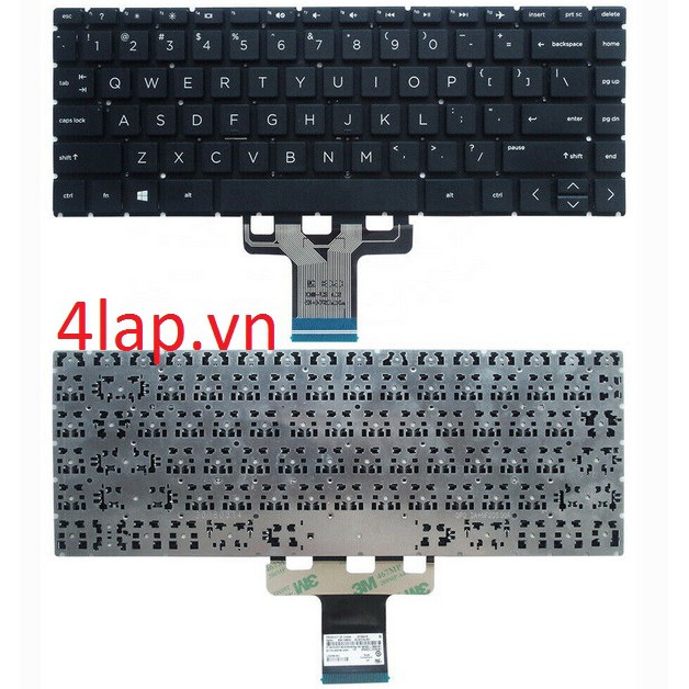 Thay bàn phím nguyên bản laptop HP 14-CC TPN-Q188 Q190 Q207 14-CB 14-BD 14-DA W125 Black US