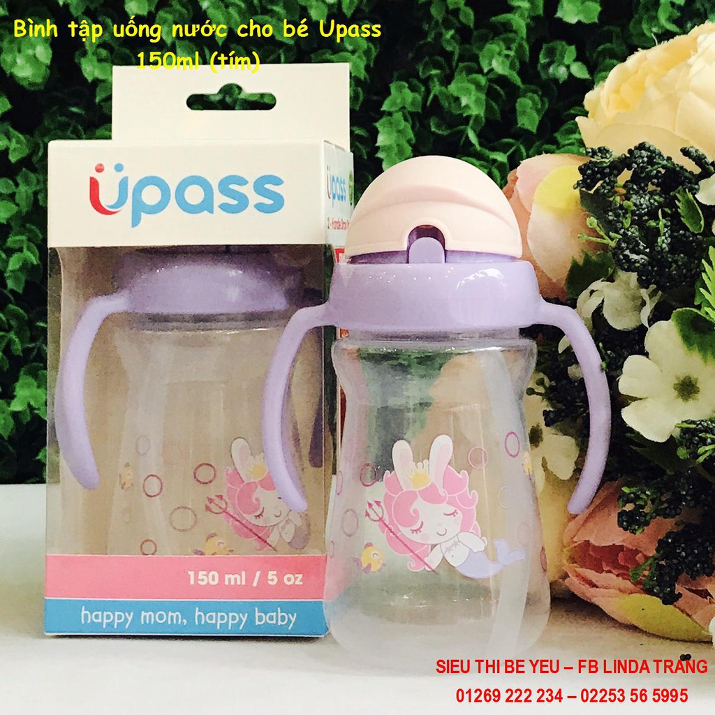 Cốc tập uống 2 tay cầm Upass Thái Lan (150ml)