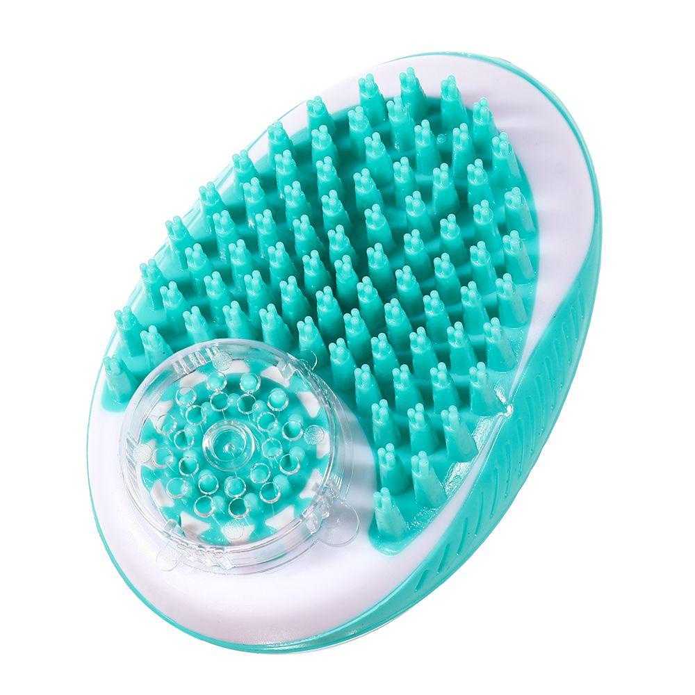 1 Bàn Chải Silicone Massage Tắm Cho Thú Cưng