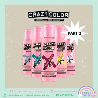 [Part 2] Thuốc Nhuộm Tóc Crazy Color Semi-Pernament Hair Dye