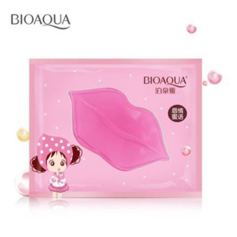 Mặt nạ môi, mask môi Bioaqua dưỡng ẩm và hỗ trợ giảm ngăn ngừa môi thâm