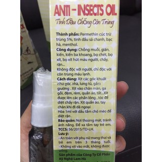 Tinh dầu sả chanh đuổi muỗi