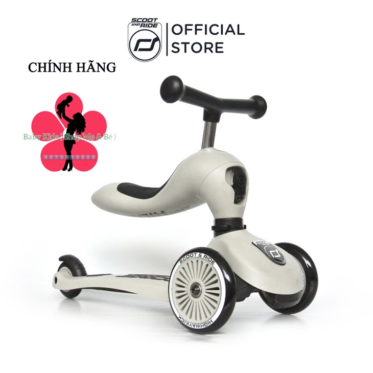 Bộ Xe chòi chân, scooter và mũ bảo hiểm cho bé - Scoot and Ride Highwaykick 1
