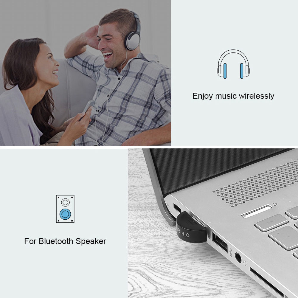 Mini USB CSR Bluetooth 4.0 Transmitter Dongle Music Audio Receiver Adapter