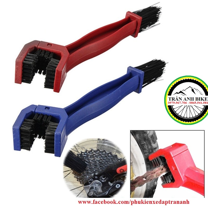 Bàn chải vệ sinh sên xích líp xe đạp - Cọ vệ sinh sên xích