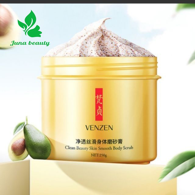 [RẺ VÔ ĐỊCH]Kem Tẩy Da Chết Body Và Mặt Chiết Xuất Từ Bơ và Hạt Óc Chó VENZEN hũ lớn