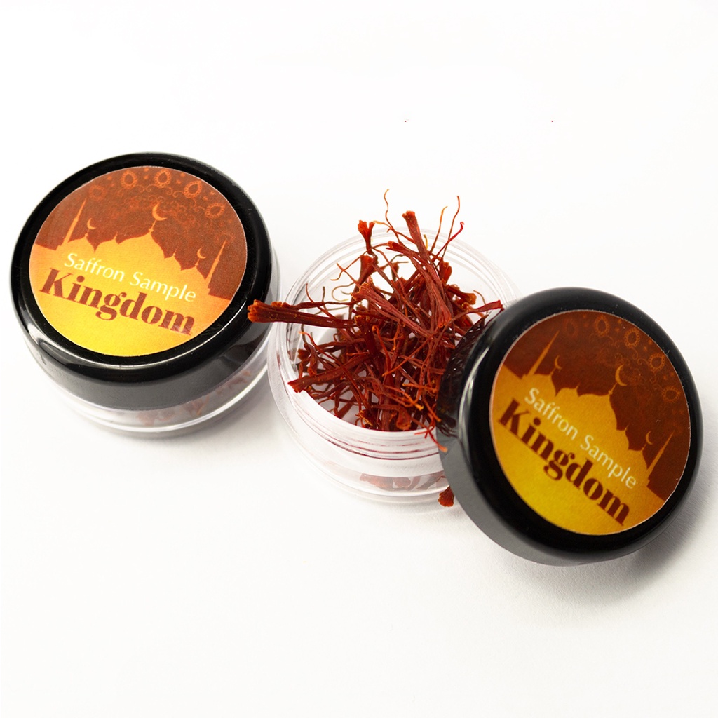 Saffron nhụy hoa nghệ tây Kingdom Herb Iran chính hãng thượng hạng hộp 0.1g KB1