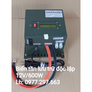 Biến tần Inverter Solar lưu trữ có nối lưới 3 trong 1 hệ 12v/600W