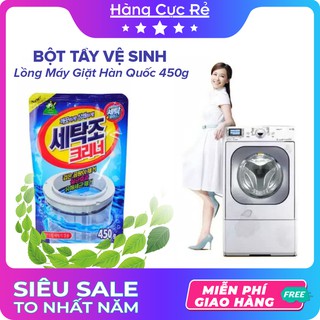 [Mã SKAMSALE03 giảm 10% tối đa 50K đơn 200K] Bột Tẩy Vệ Sinh Lồng Máy Giặt Hàn Quốc 450g - Shop Hàng Cực Rẻ