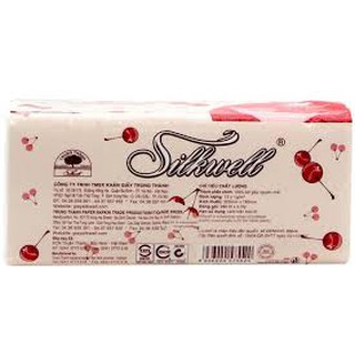 Giấy ăn rút Silkwell đỏ 280 tờ (Hàng Đẹp )