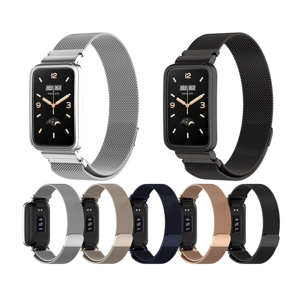 Dây Đeo Inox Cho Đồng Hồ Thông Minh Xiaomi Mi Band 7 Pro